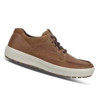 Men's Ecco Soft 7 Tred Sneakers Brown | USA 637MQZ